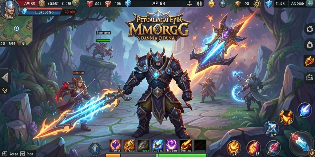 Tampilan gameplay API88 yang menakjubkan dalam dunia MMORPG.