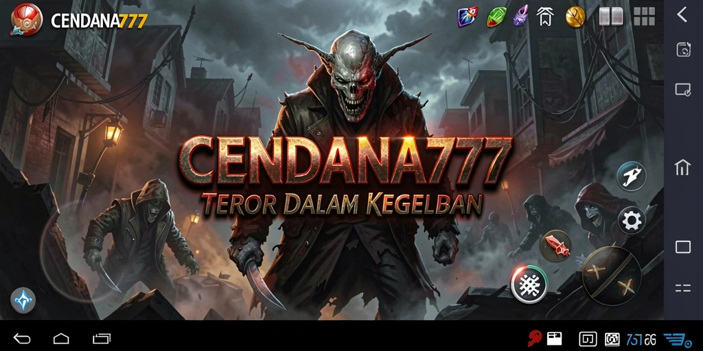 Screenshot CENDANA777 menampilkan suasana kelam dan mencekam.