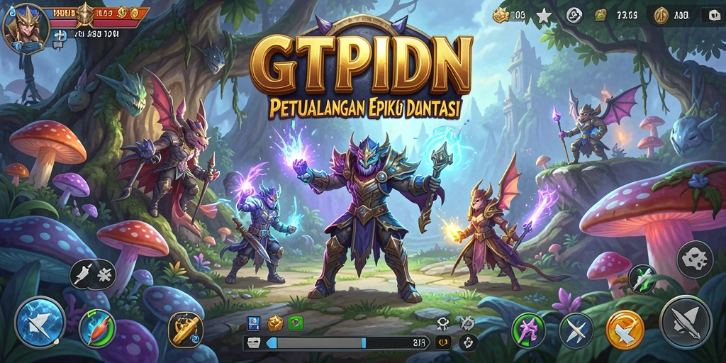 Tampilan gameplay GTPIDN yang penuh aksi dan petualangan.