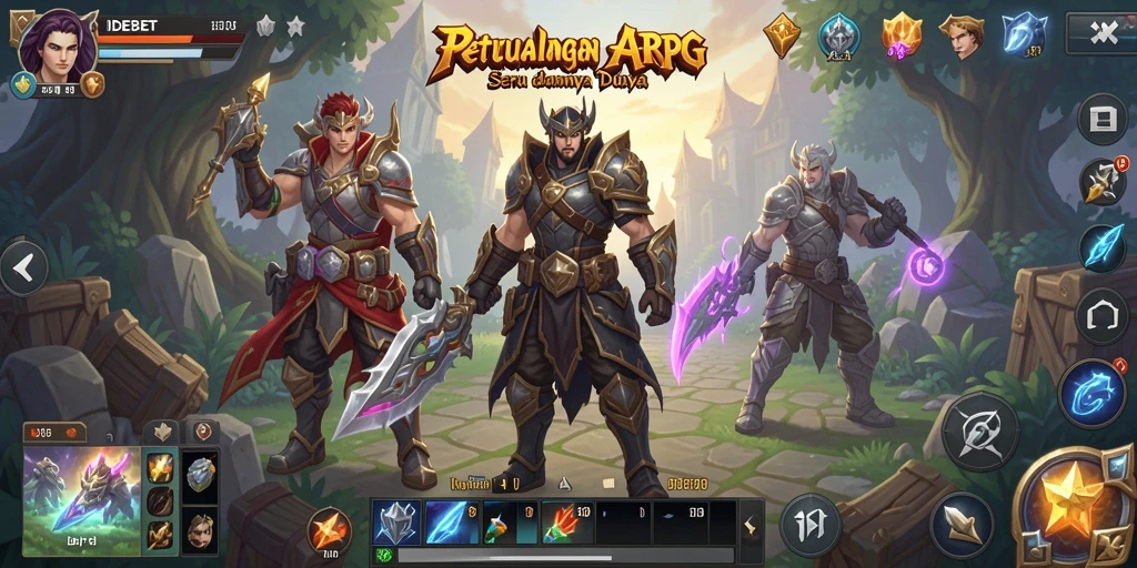 Gameplay seru IDEBET di dunia ARPG yang menantang.