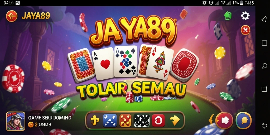 Tampilan gameplay JAYA89 yang seru dan menantang di dalam game Domino.