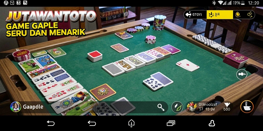 Tampilan gameplay JUTAWANTOTO yang seru dan menantang.