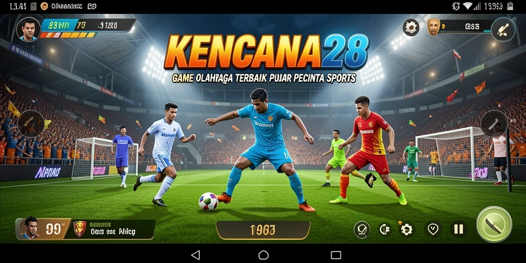 Screenshot gameplay KENCANA28 menampilkan aksi olahraga yang seru.