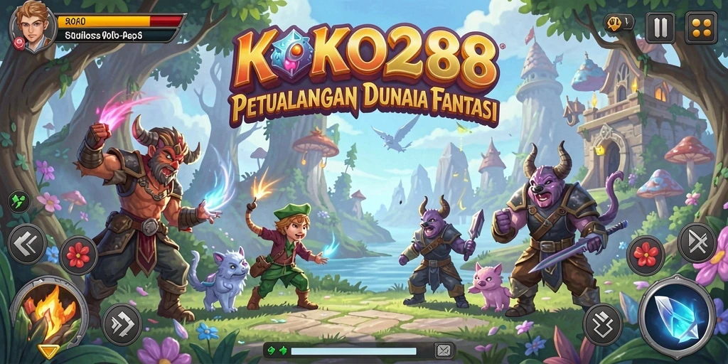 Tangkapan layar menunjukkan gameplay seru KOKO288 dalam misi petualangan.