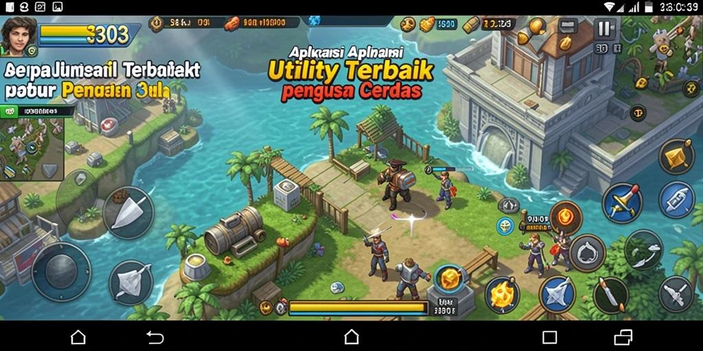 Tampilan antarmuka pengguna aplikasi Utility LOS303 yang modern dan ramah pengguna.