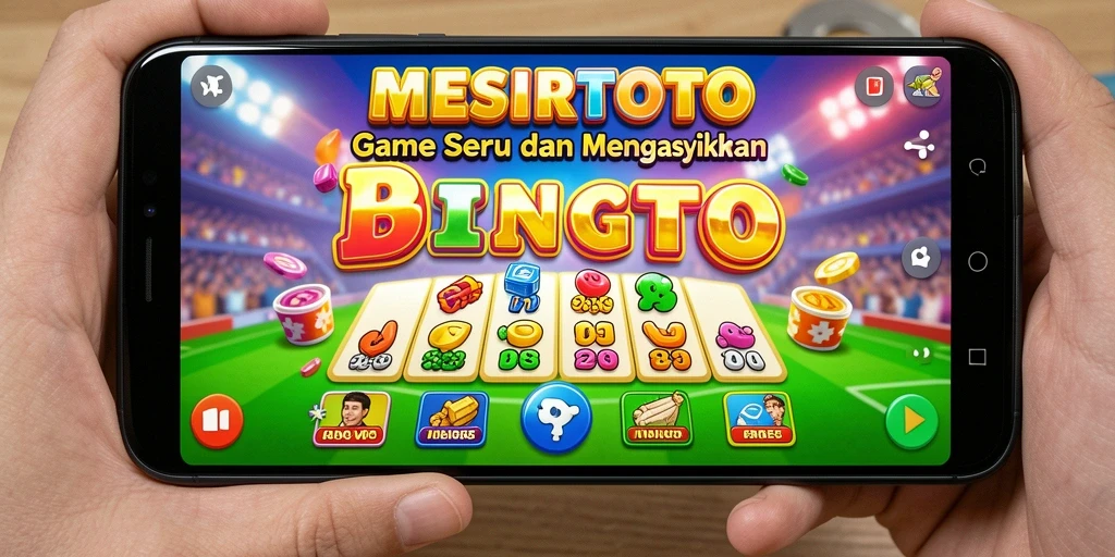 Tampilan gameplay MESIRTOTO yang seru dalam permainan Bingo.
