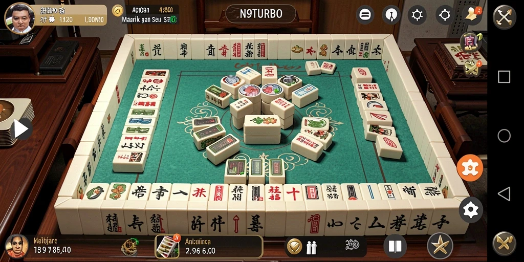 Tampilan gameplay seru N9TURBO dengan grafis menarik.