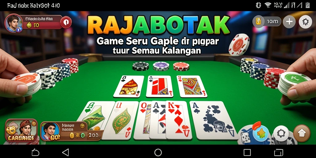 Tampilan gameplay RAJABOTAK yang menarik dan interaktif.