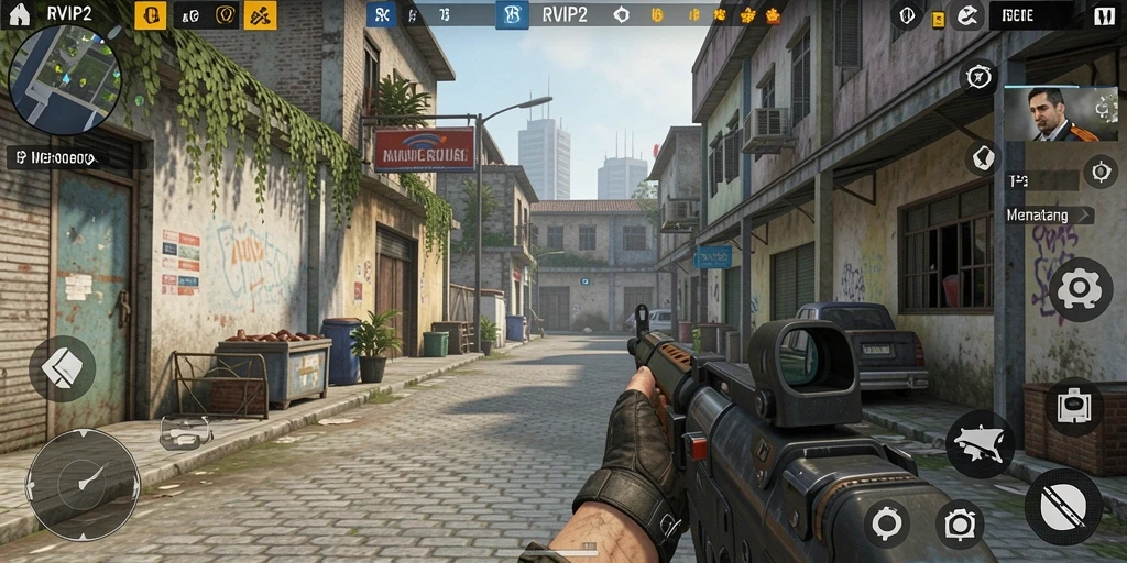 Tampilan gameplay menyenangkan dari RVIP2 dengan aksi TPS yang seru.
