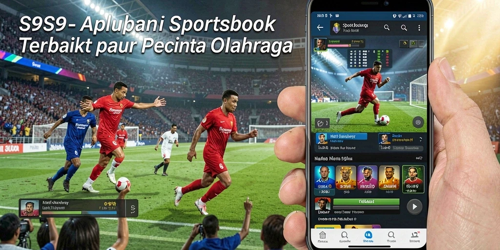 Tampilan menarik dari aplikasi S9S9 saat melakukan taruhan olahraga.