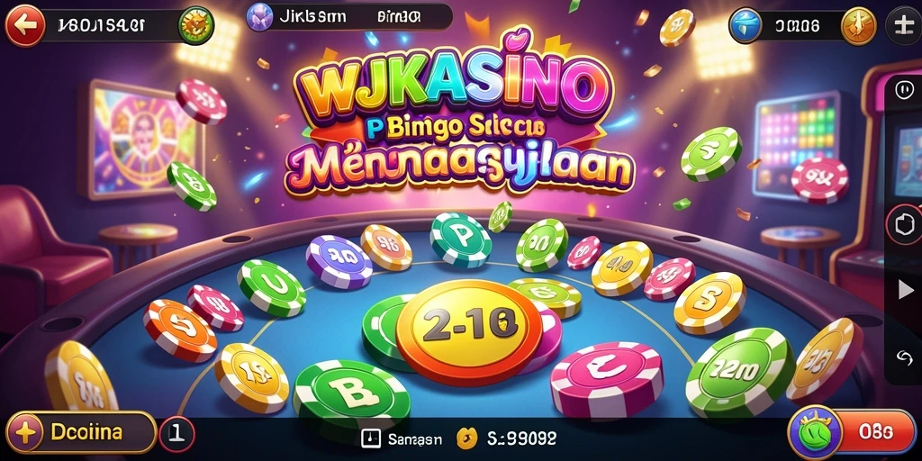 Tampilan menarik dari permainan Bingo WJKASINO.
